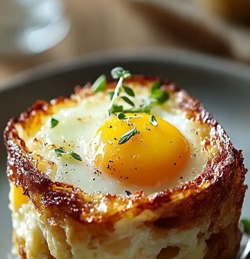 Baked Eggs Napoleon