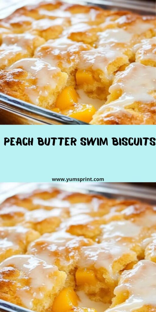 Peach Butter Swim Biscuits