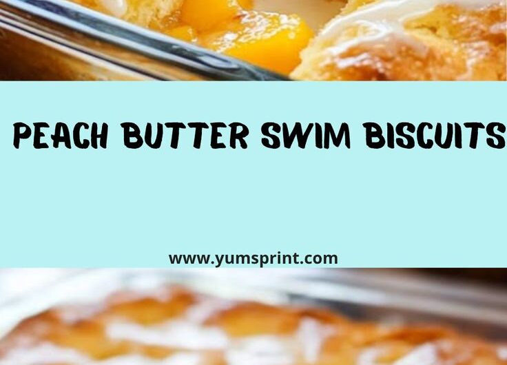 Peach Butter Swim Biscuits