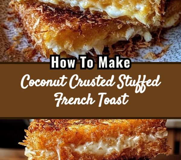 Coconut Crusted Stuffed French Toast