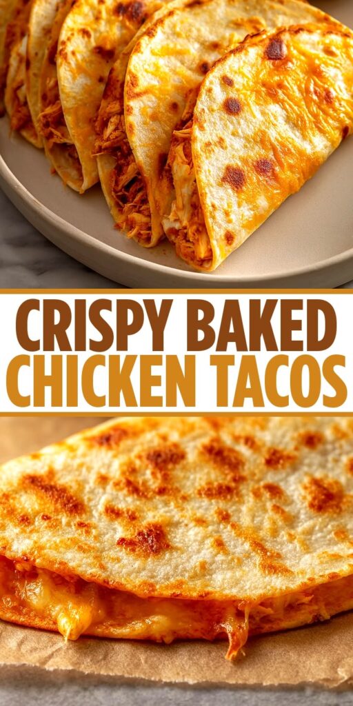 Irresistible Baked Chicken Tacos