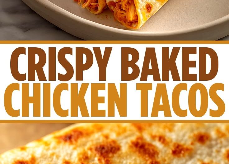 Irresistible Baked Chicken Tacos
