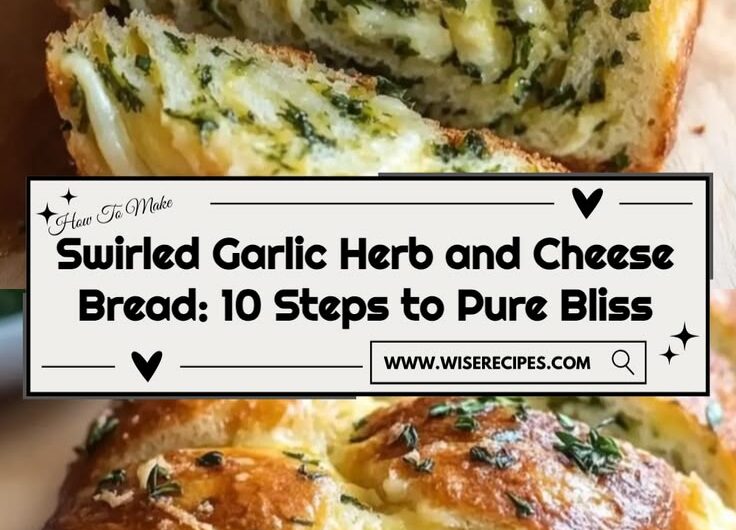 Swirled Garlic Herb and Cheese Bread