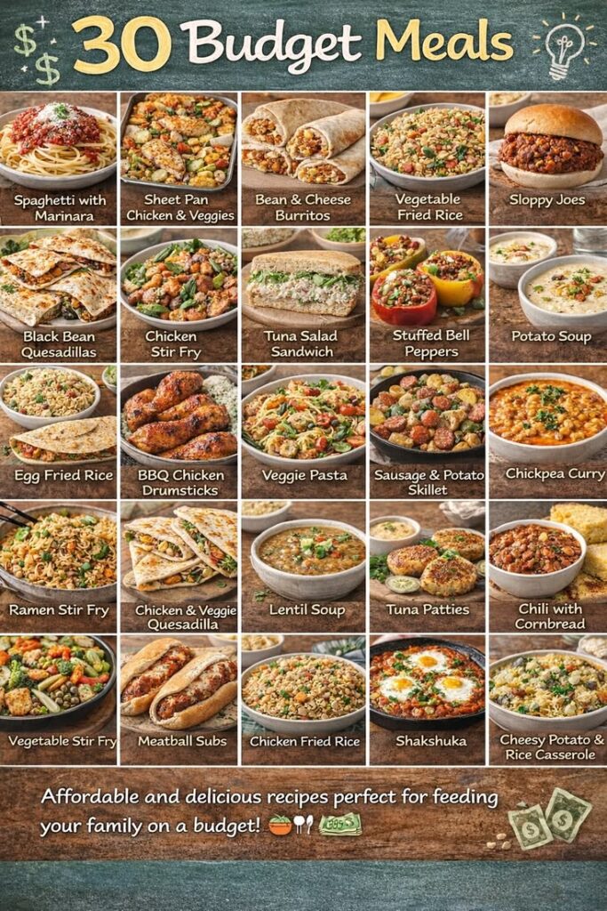 Budget Recipes That Save You Money